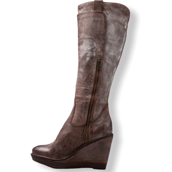 frye paige wedge boots